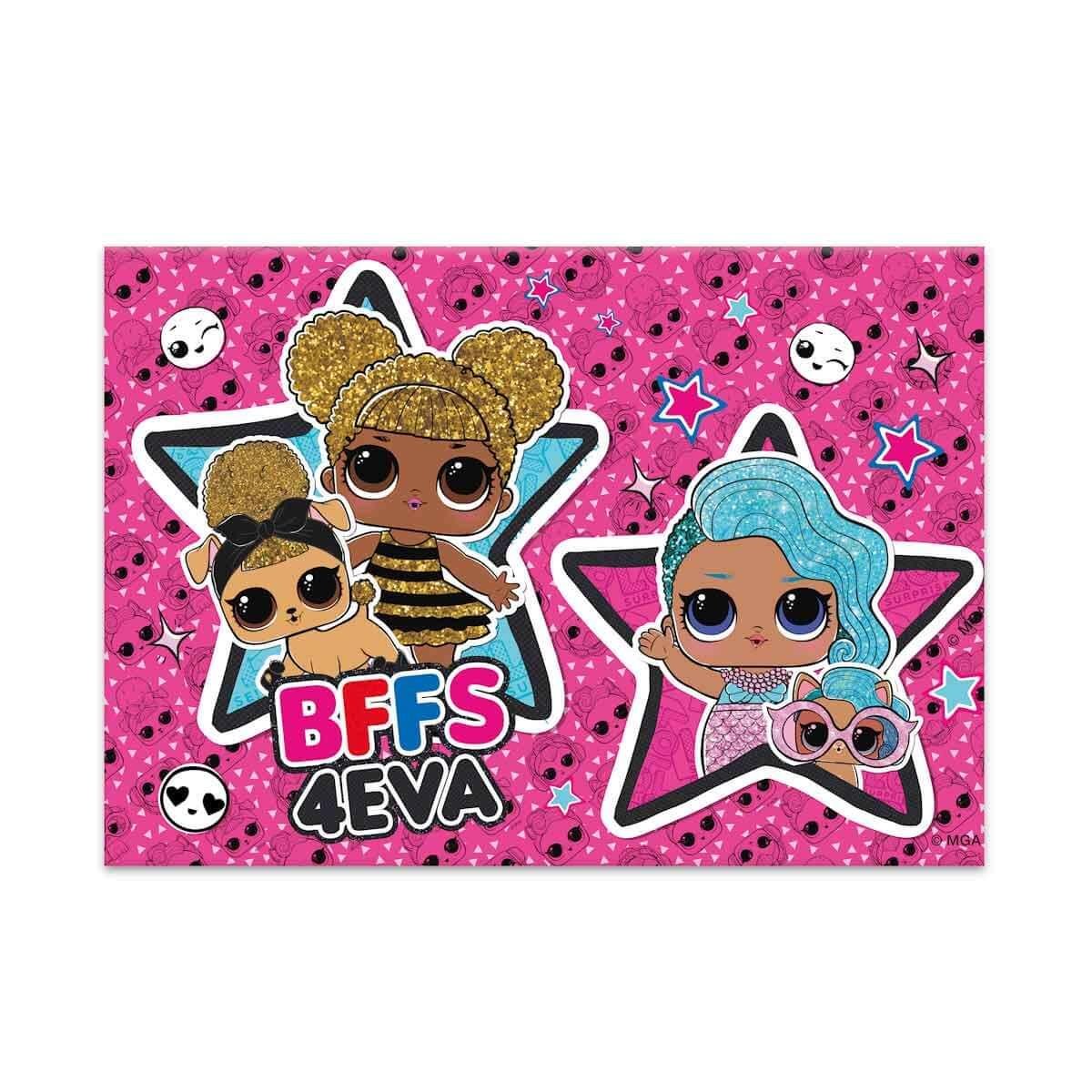 Çocuk Puzzle, Laço Kids, LOL Surprise 2in1 Puzzle Çocuk Yapboz LOL Bebek Puzzle LOL7583