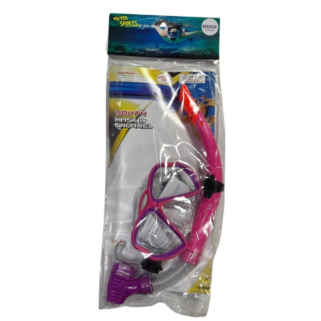 Deniz ve Havuz Ürünleri, OSMAN KIZILKAYA, Bermuda PBH Maske Snorkel Set 2363A Pembe