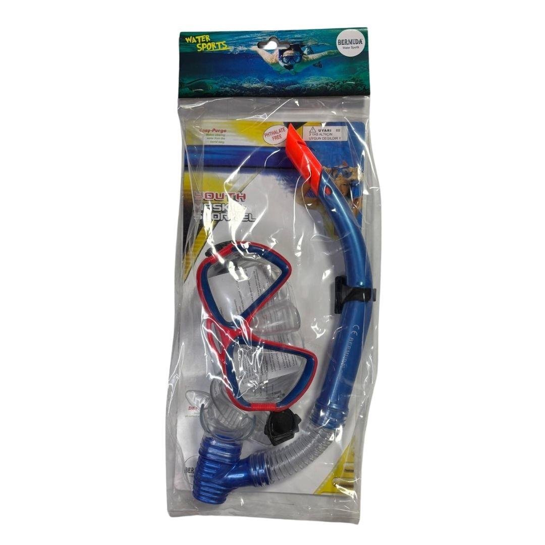 Deniz ve Havuz Ürünleri, OSMAN KIZILKAYA, Bermuda PBH Maske Snorkel Set 2363A Mavi