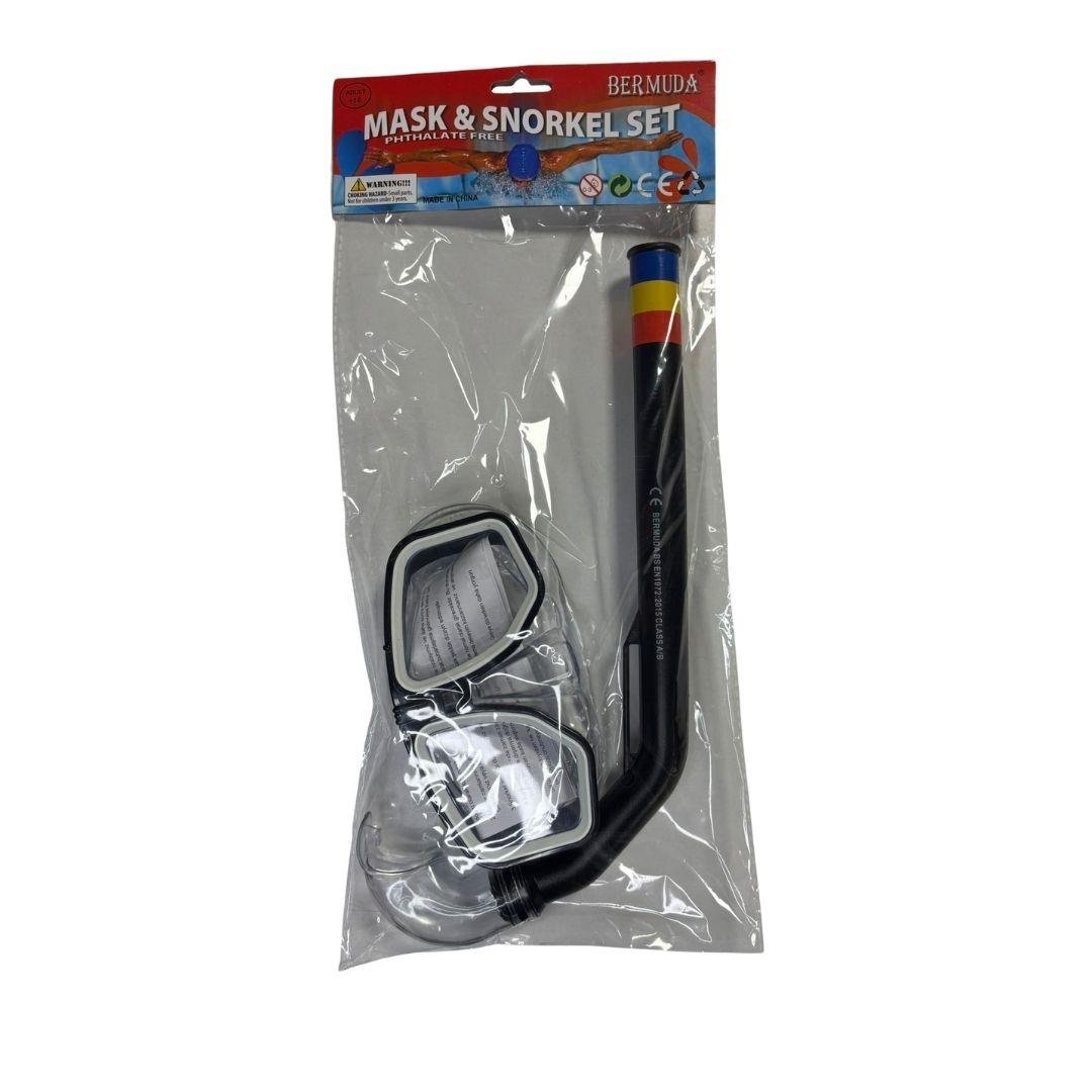 Deniz ve Havuz Ürünleri, OSMAN KIZILKAYA, Bermuda Pvc Maske Snorkel Set AK405 Siyah
