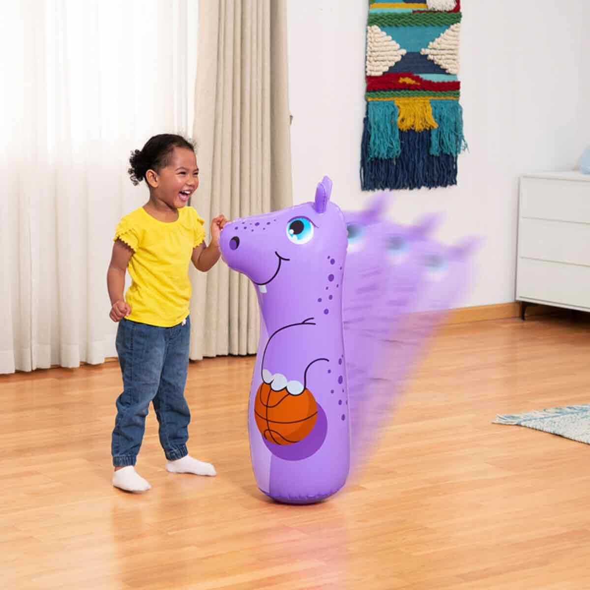Deniz ve Havuz Ürünleri, OSMAN KIZILKAYA, Bestway Hayvan Temalı Hacı Yatmaz 89 cm 52152 Mor