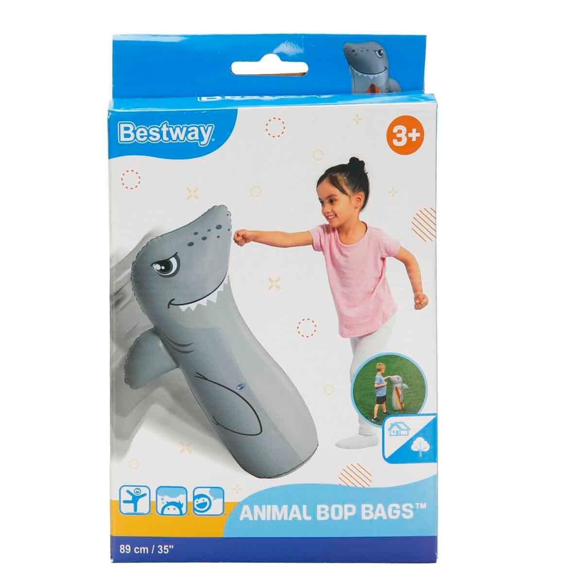 Deniz ve Havuz Ürünleri, OSMAN KIZILKAYA, Bestway Hayvan Temalı Hacı Yatmaz 89 cm 52152 Gri