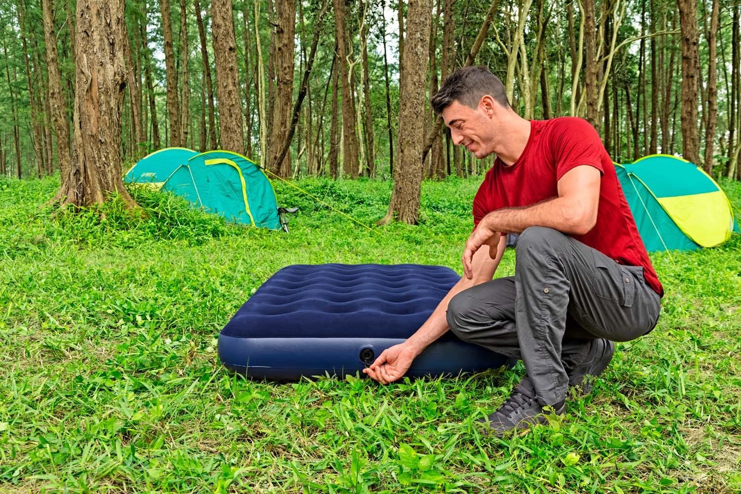 Deniz ve Havuz Ürünleri, OSMAN KIZILKAYA, Bestway Kamp Yatağı Flok Tek Kişilik 188x99x22 cm 67001