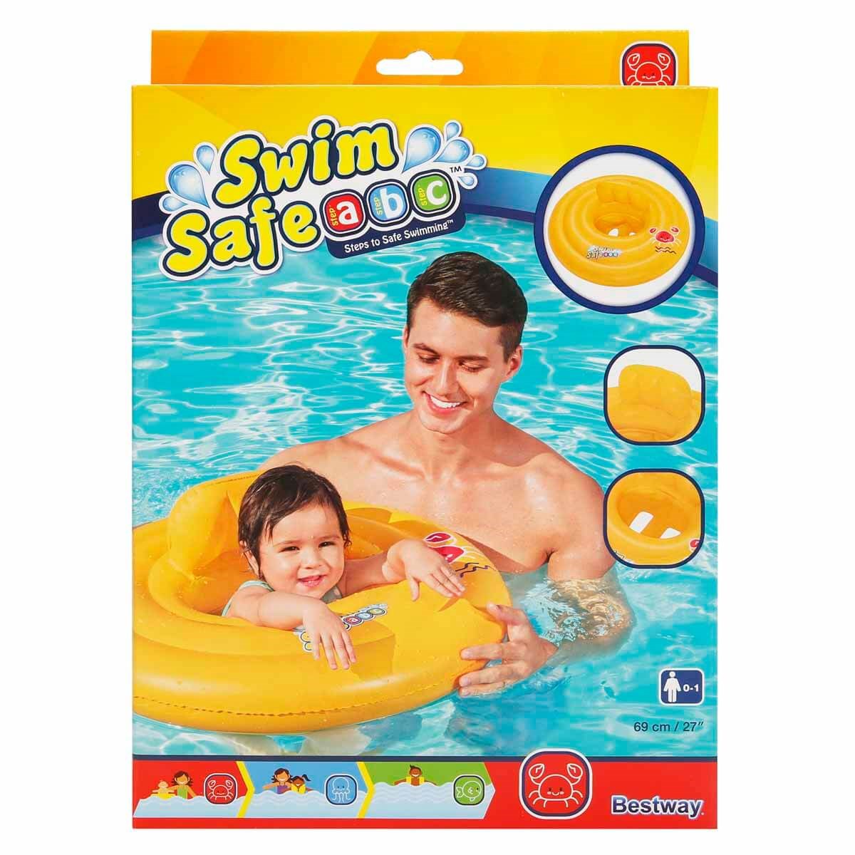 Deniz ve Havuz Ürünleri, OSMAN KIZILKAYA, Bestway Lüks Sarı Baby Float Simit 69 cm 32096