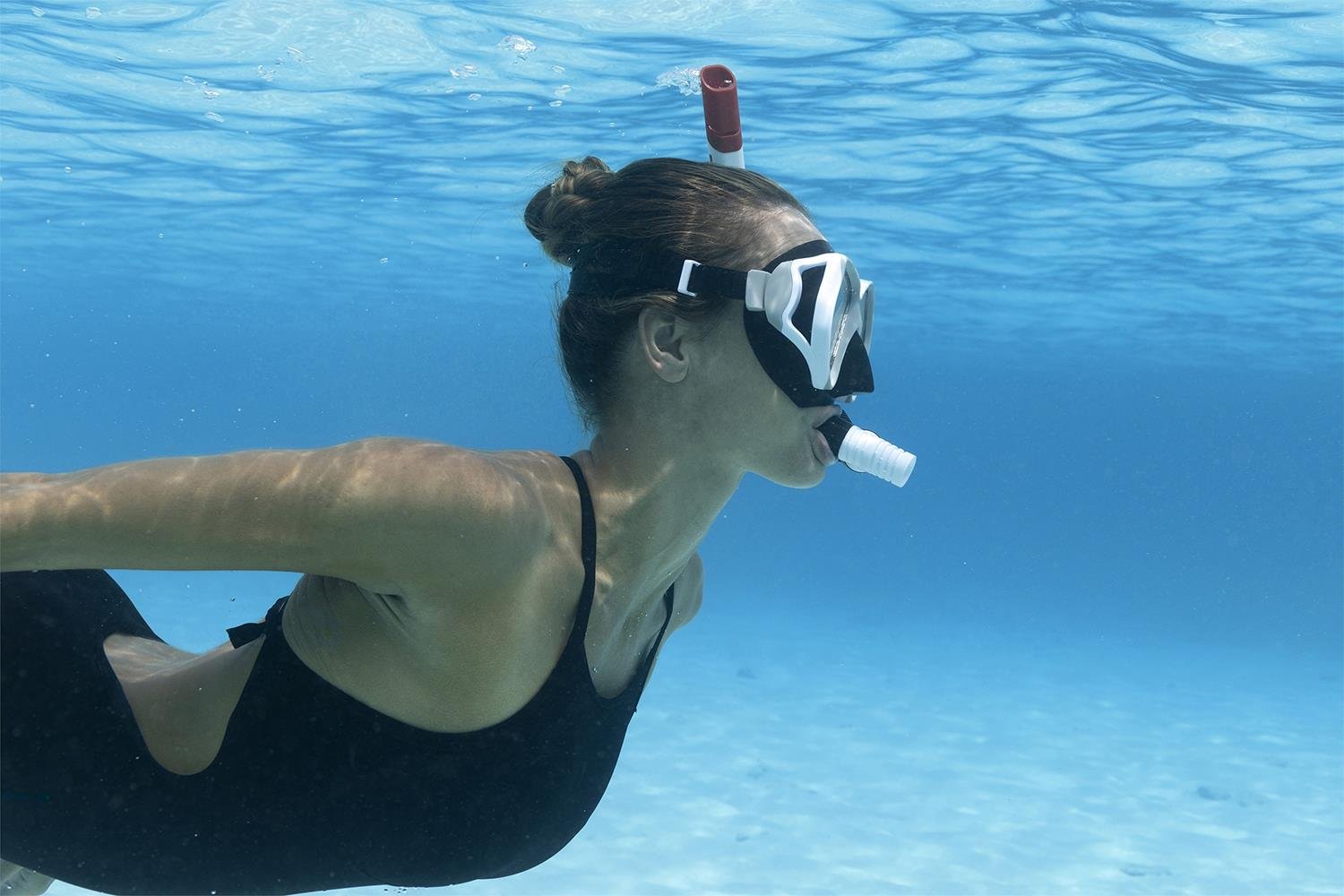 Deniz ve Havuz Ürünleri, OSMAN KIZILKAYA, Bestway Maske ve Snorkel Temp Slikon 24069 Beyaz
