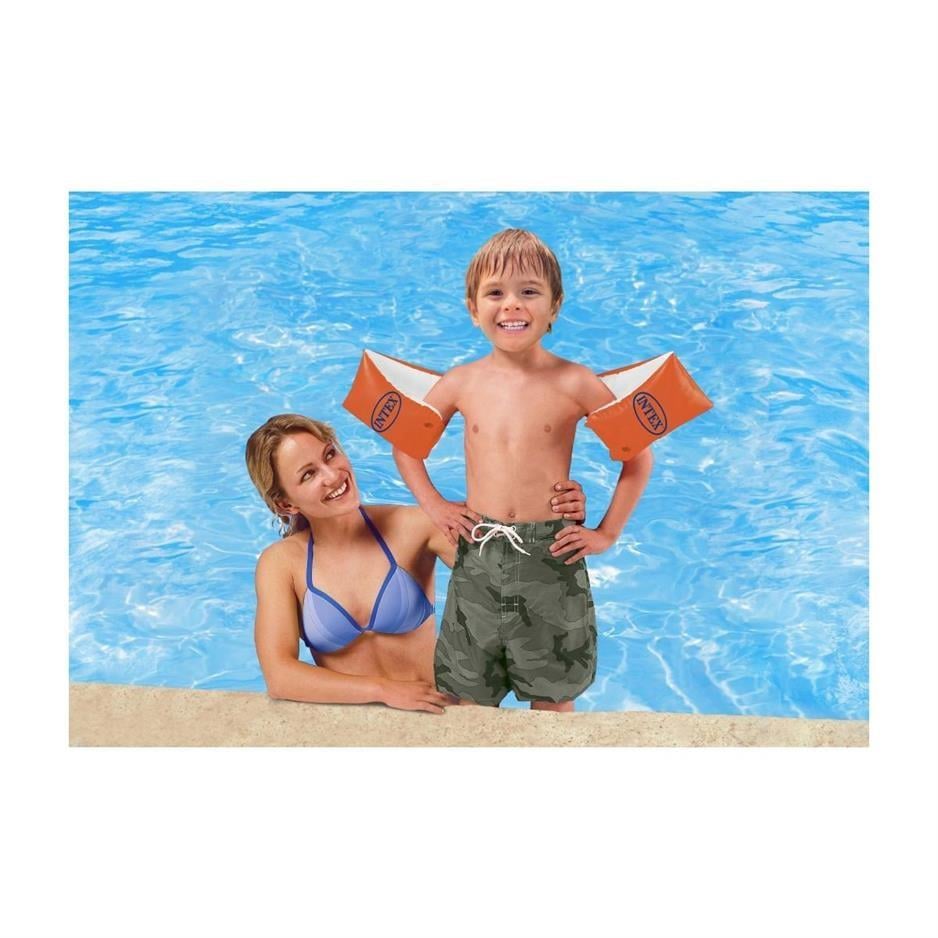 Deniz ve Havuz Ürünleri, intex, Intex Kolluk 30X15 cm 6-12 Yaş Kırmızı