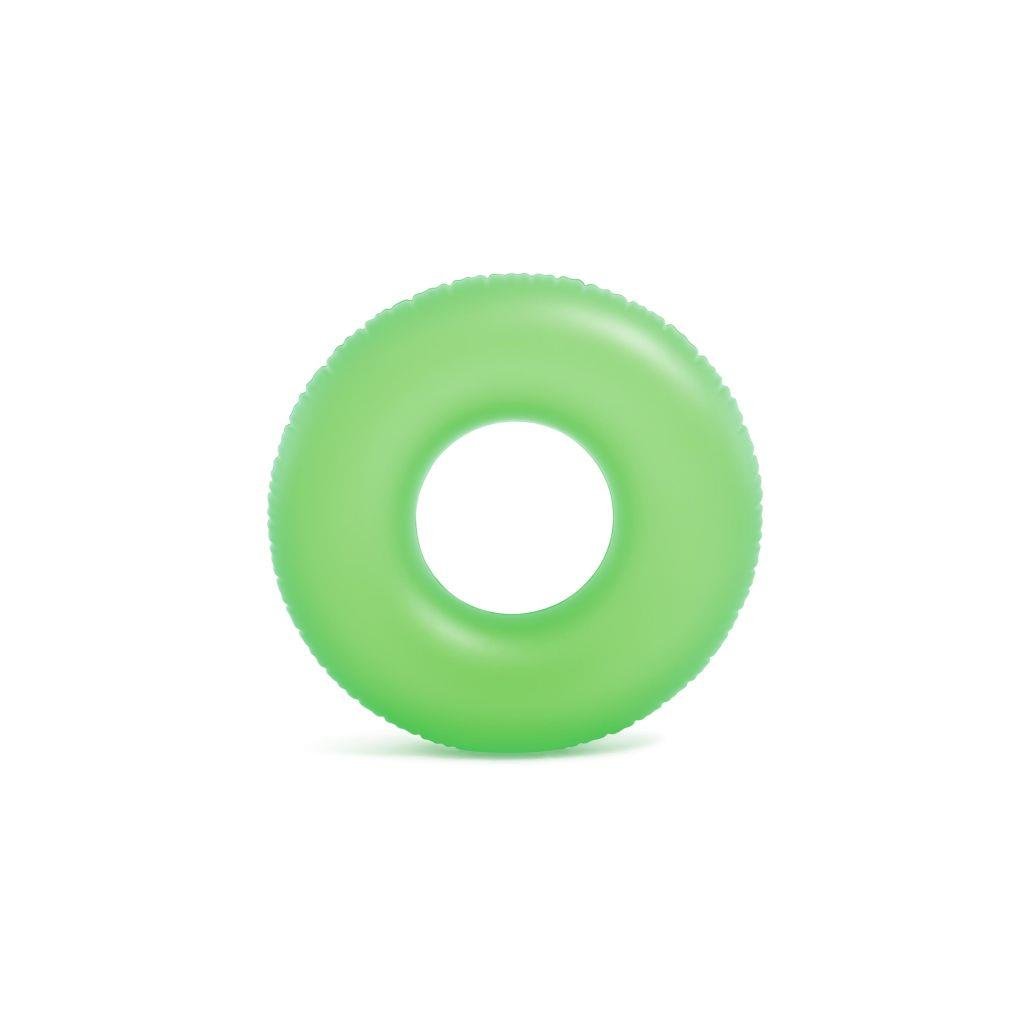 Deniz ve Havuz Ürünleri, intex, Intex Neon Renkli Simit 91 cm 9+ Yaş 52623 Yeşil