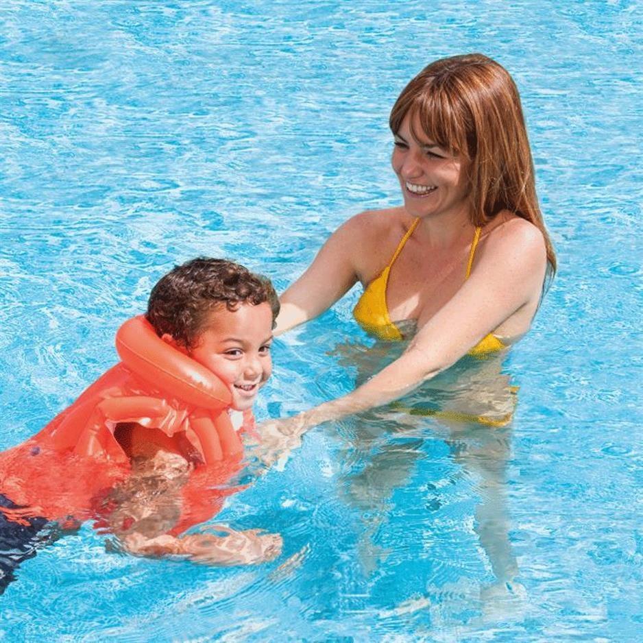 Deniz ve Havuz Ürünleri, intex, Intex Yakalı Yelek 50x47 cm 3-6 Yaş Kırmızı 