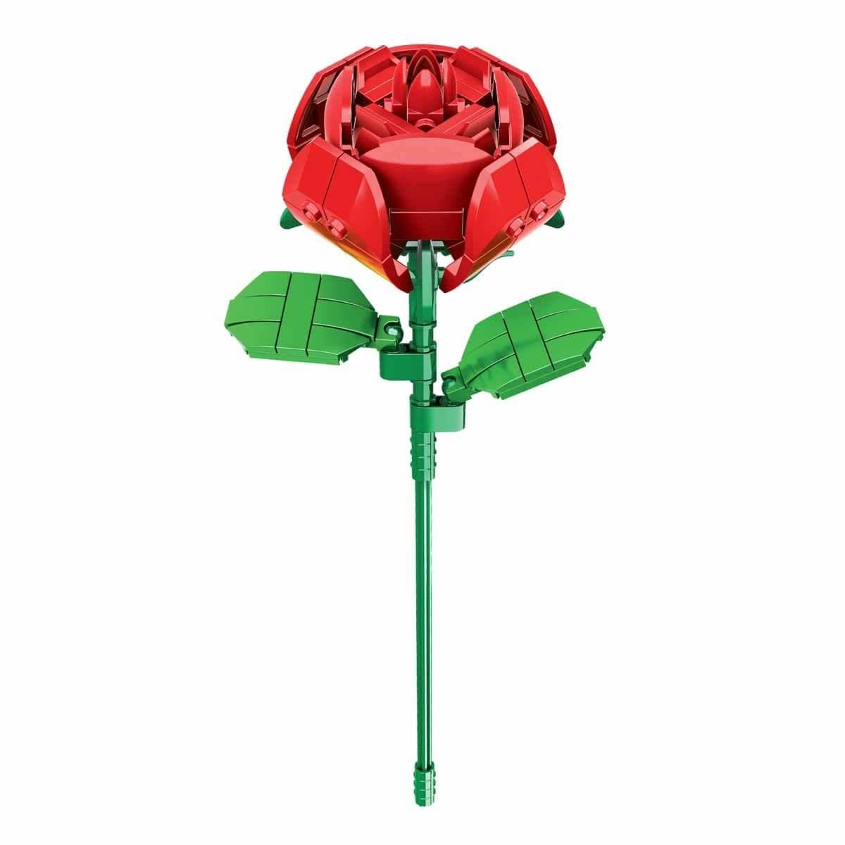 Diğer Lego Setleri, Sunman, BLX Çiçek Buketleri C0281 92502 Kırmızı Çiçek 120 Parça