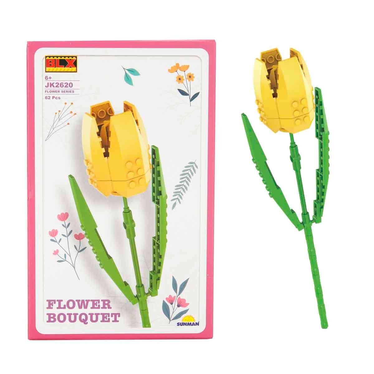 Diğer Lego Setleri, Sunman, BLX Çiçekler Lale Sarı JK2620