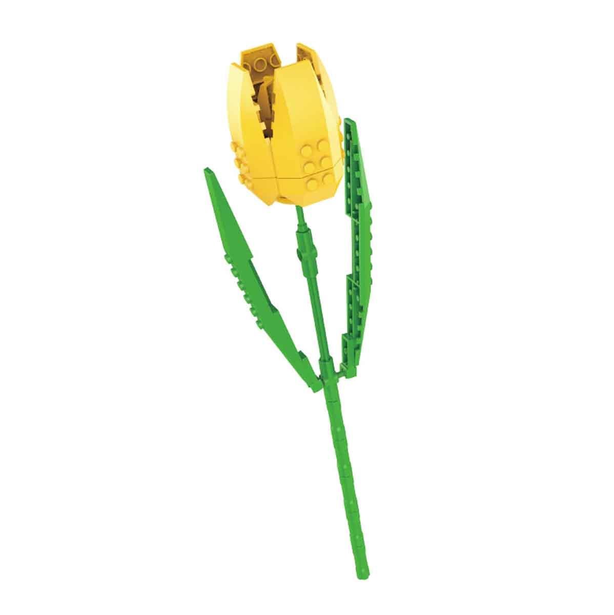 Diğer Lego Setleri, Sunman, BLX Çiçekler Lale Sarı JK2620