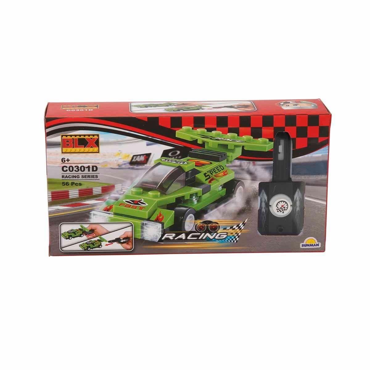 Diğer Lego Setleri, Sunman, BLX Racing Yarış Arabası Yapı Seti C0301A 92779 Yeşil