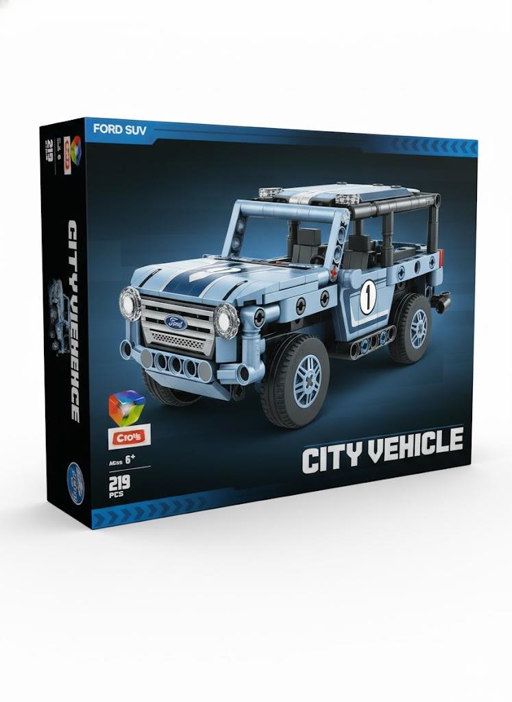 Diğer Lego Setleri, Ceren, CTOY Blok Arazi Araçları 96153 Mavi