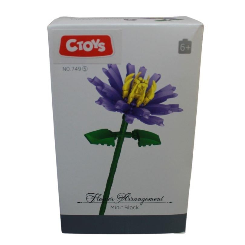 Diğer Lego Setleri, Ceren, CTOY Mini Blok Çiçekler 72409 Krizntem