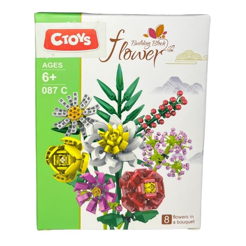 Diğer Lego Setleri, Ceren, CTOY Mini Blok Çiçekler 76032 Şakayık
