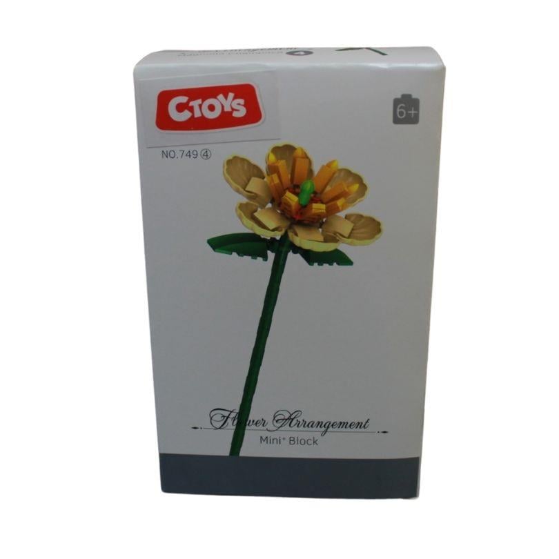 Diğer Lego Setleri, Ceren, CTOY Mini Blok Çiçekler 72409 Manolya