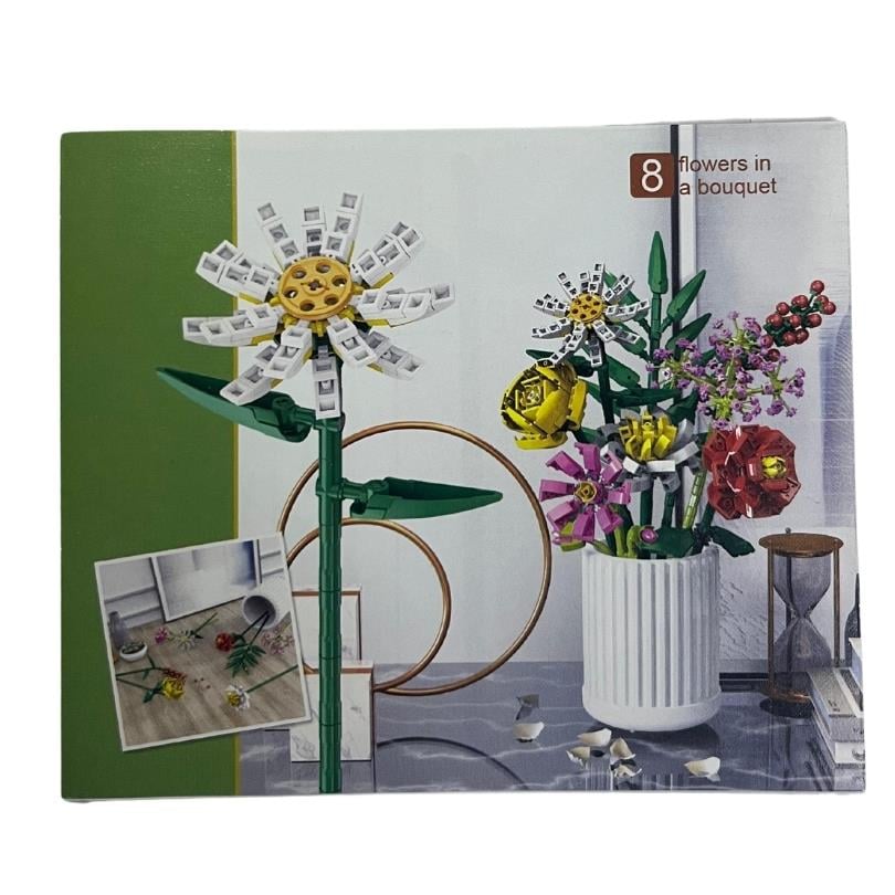 Diğer Lego Setleri, Ceren, CTOY Mini Blok Çiçekler 76032 Papatya