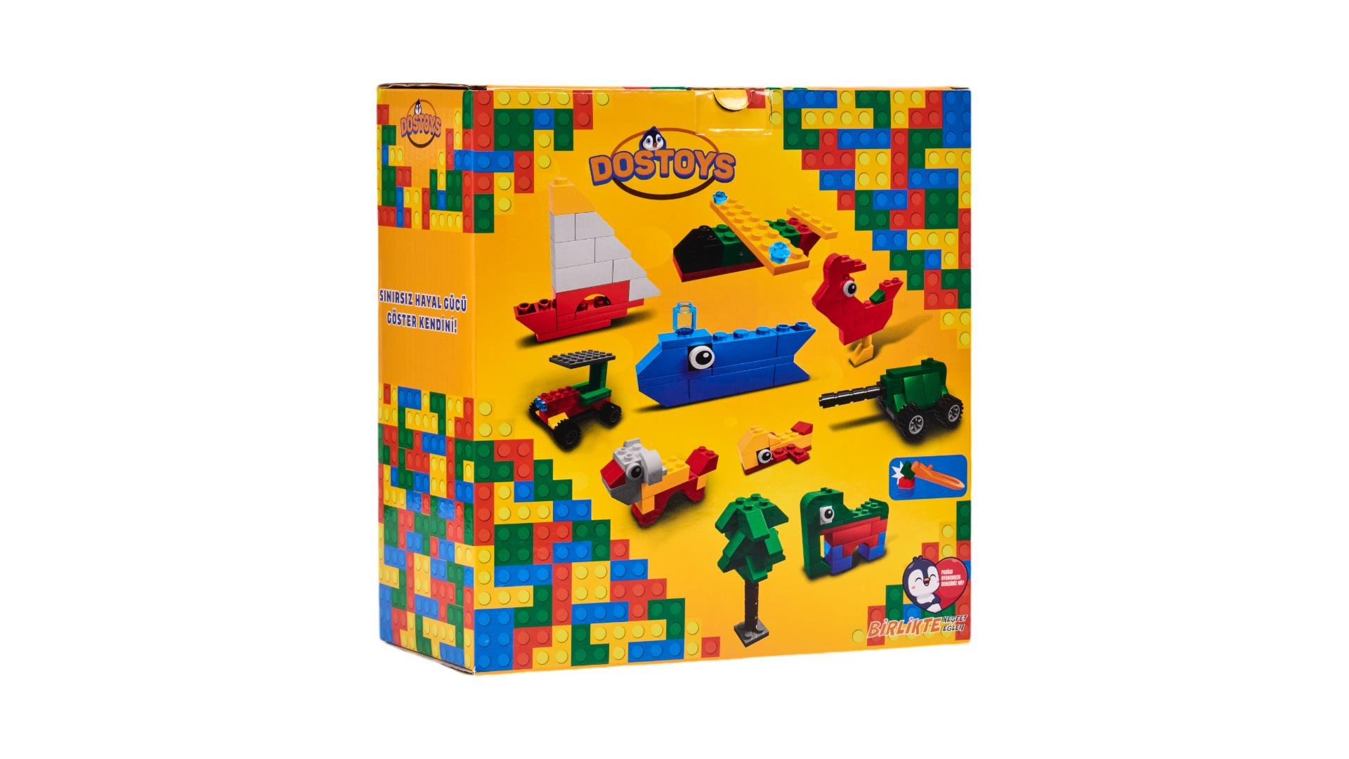 Diğer Lego Setleri, DOSTOYS, Dostoys Plastik Blok 550 Parça 60007