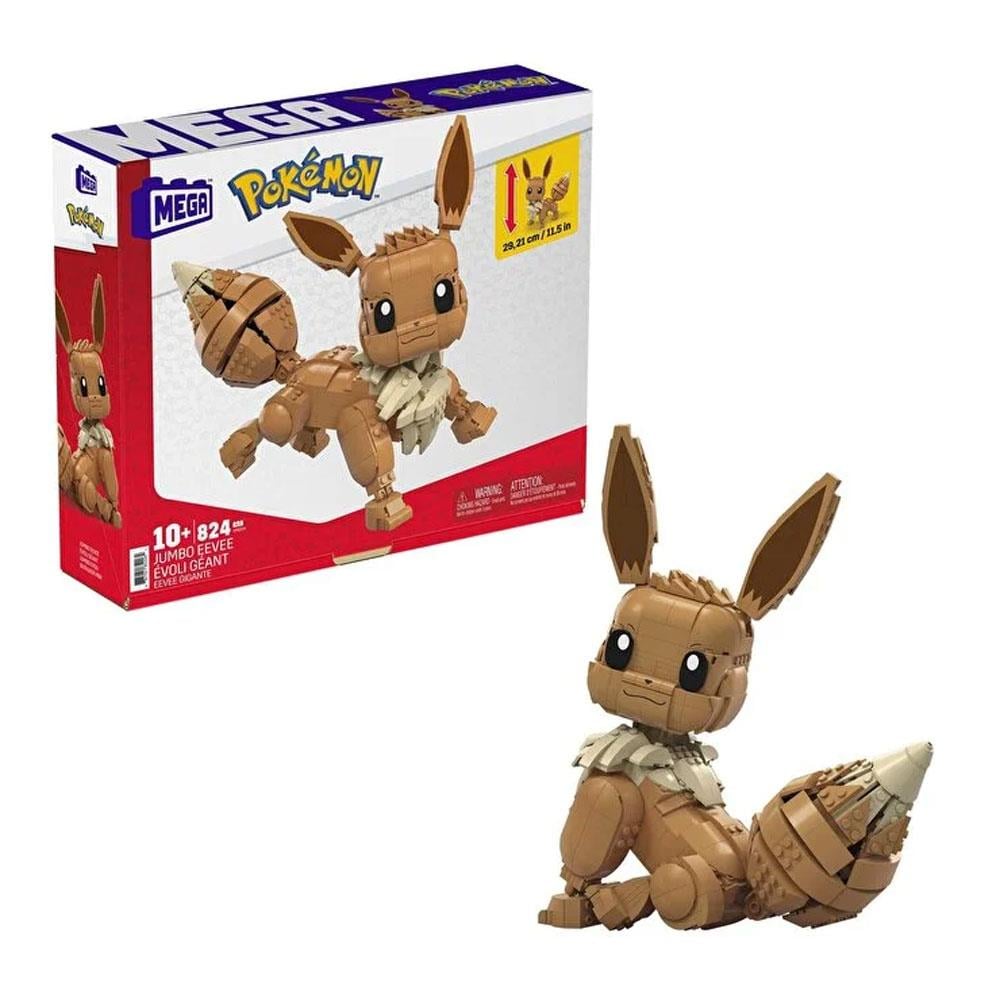 Diğer Lego Setleri, MEGA BLOKS, Mega Bloks Construx Pokemon Jumbo Eevee GMD34