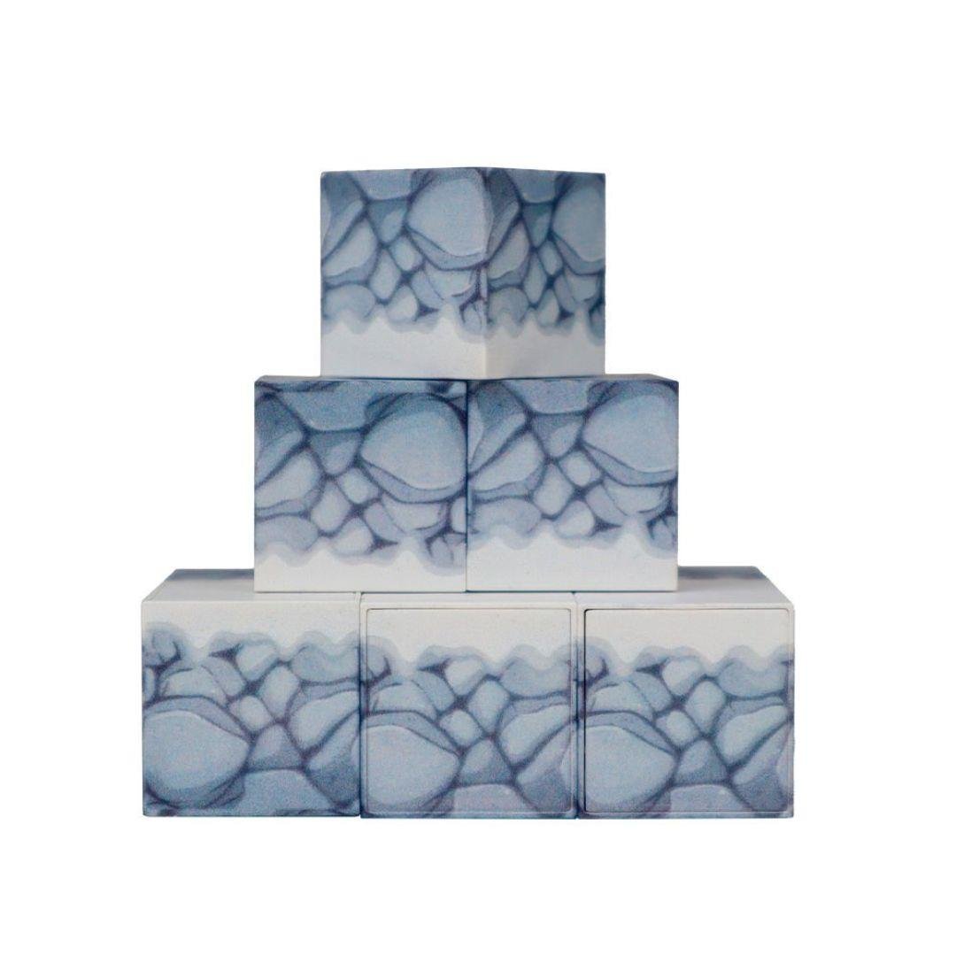 Diğer Lego Setleri, MEGA OYUNCAK, Megacraft Manyetik Bloklar 9 Parça Beyaz Taş Desenli