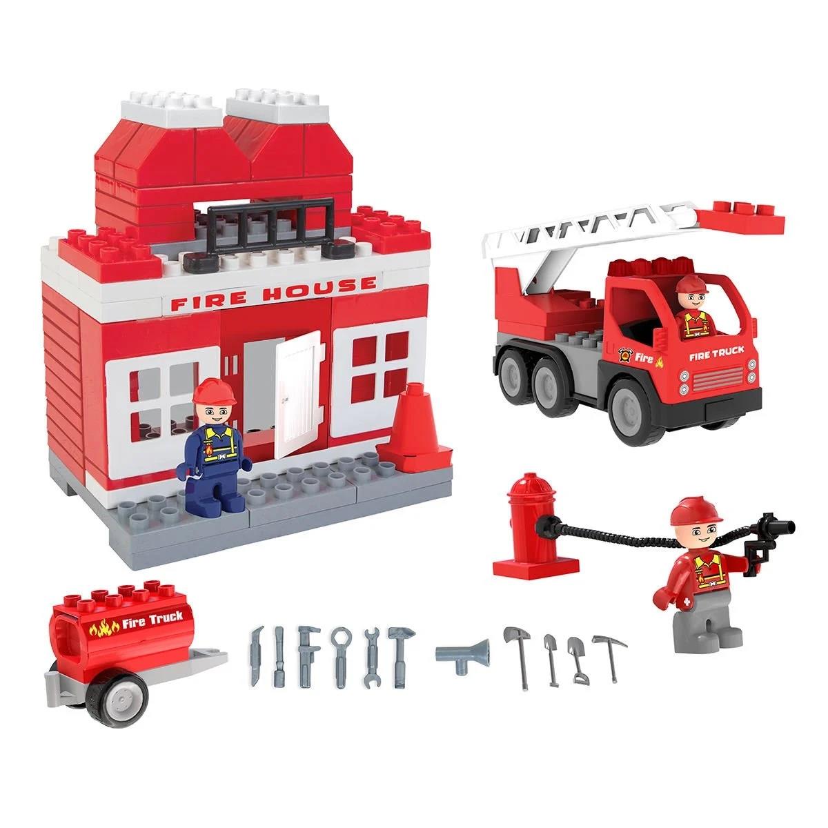 Diğer Lego Setleri, Pilsan, Pilsan Double Blocks İtfaye Kamyon Yangın Söndürme Seti