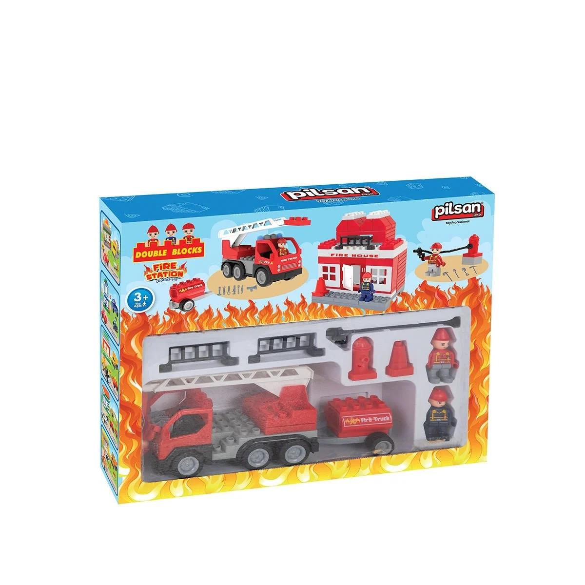 Diğer Lego Setleri, Pilsan, Pilsan Double Blocks İtfaye Kamyon Yangın Söndürme Seti