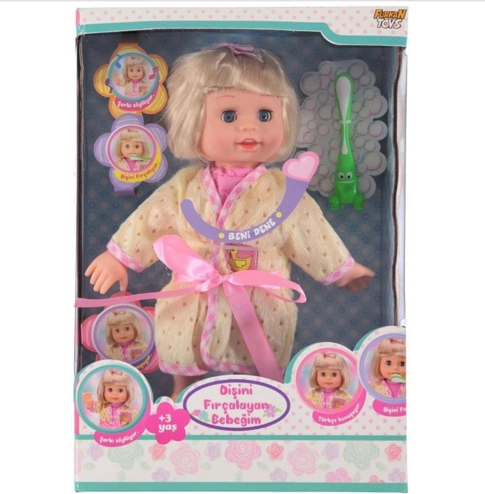 Dişini Fırçalayan Bebeğim