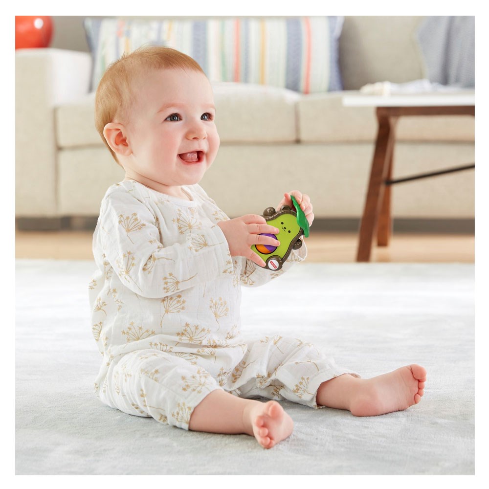 Dişlik ve Çıngıraklar, Fisher Price, Fisher Price Süprizli Oyuncaklar GJW22 GLD05 Avokado Ayı