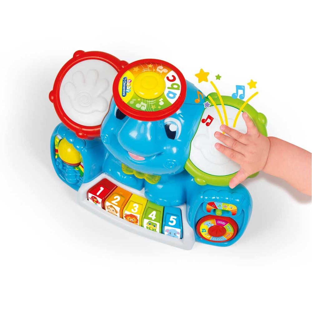 Eğitici Bebek Oyuncakları, Baby Clementoni, Baby Clementoni Eğitici Müzisyen Fil Sesli Işıklı