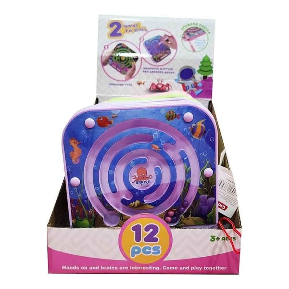 Eğitici Bebek Oyuncakları, Ceren, CTOY Manyetik Labirent Oyunu 66439 Mor