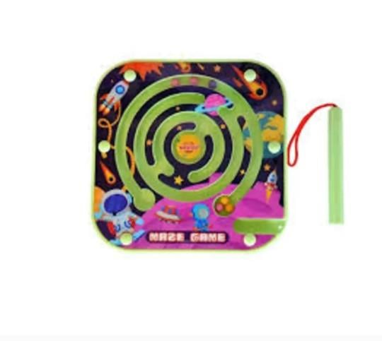 Eğitici Bebek Oyuncakları, Ceren, CTOY Manyetik Labirent Oyunu 66439 Yeşil