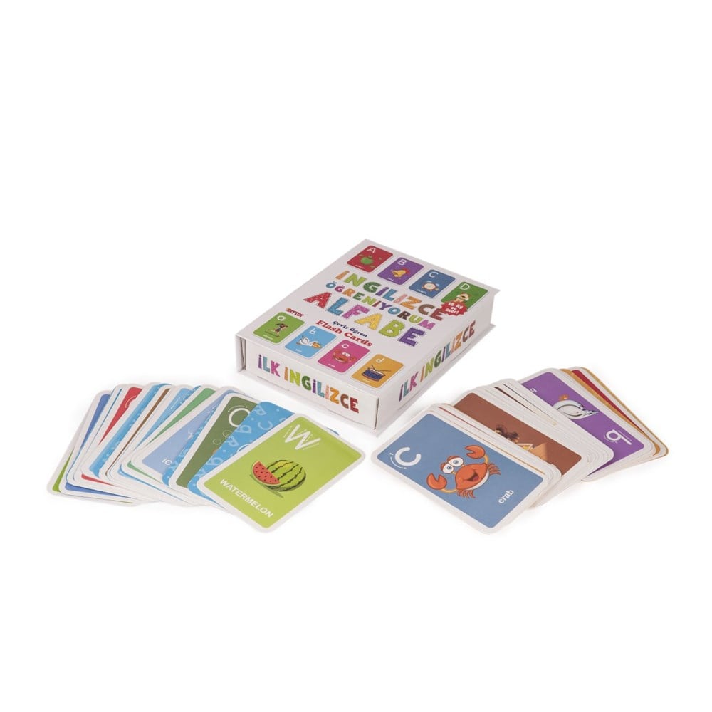 Eğitici Bebek Oyuncakları, Dıytoy, Dıytoy İngilizce Öğreniyorum Alfabe Flash Cards