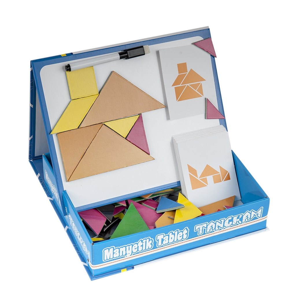 Eğitici Bebek Oyuncakları, Dıytoy, Dıytoy Manyetik Tablet Tangram Silinebilir Yazı Tahtası