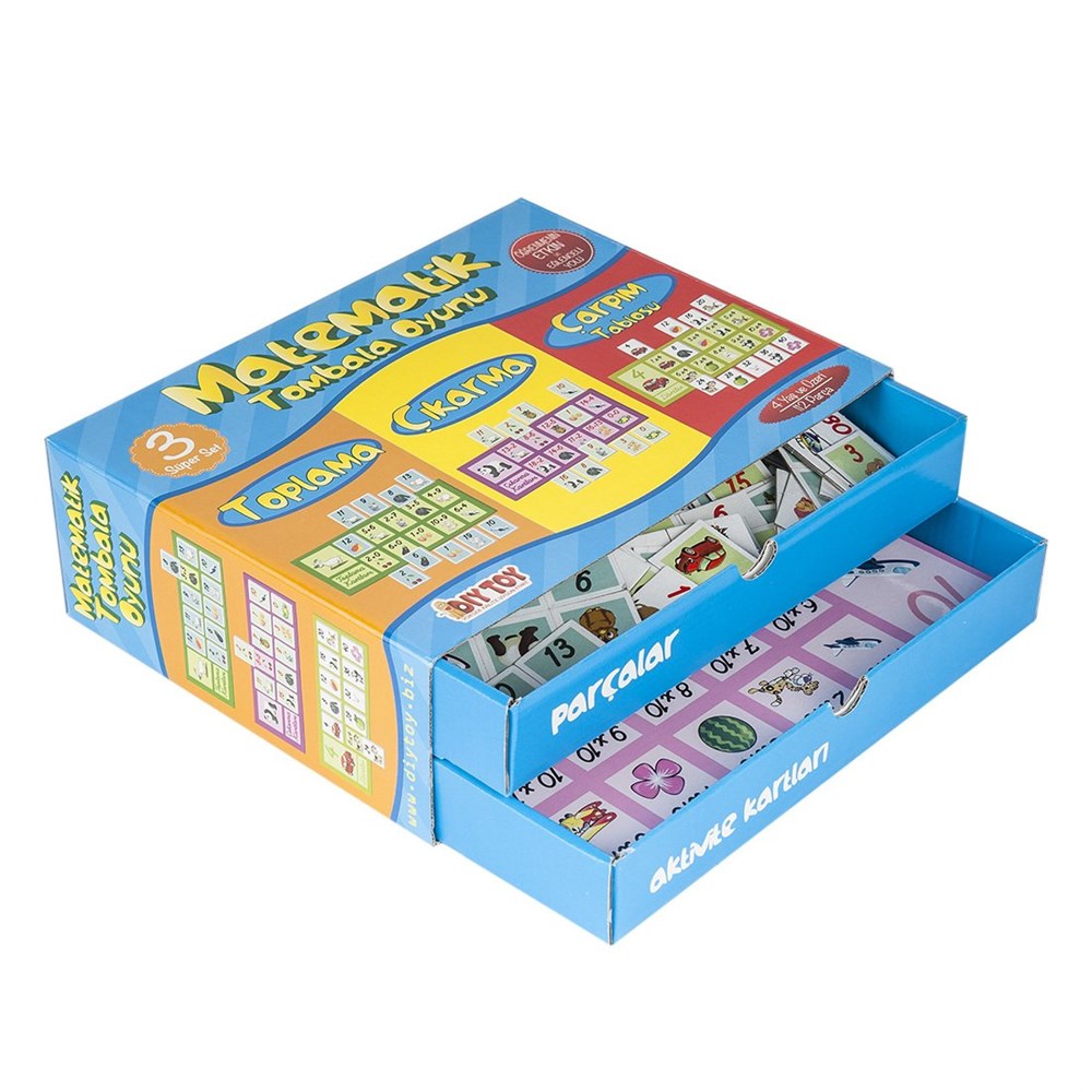Eğitici Bebek Oyuncakları, Dıytoy, DiyToy Matematik Tombala Etkinlik Oyunu