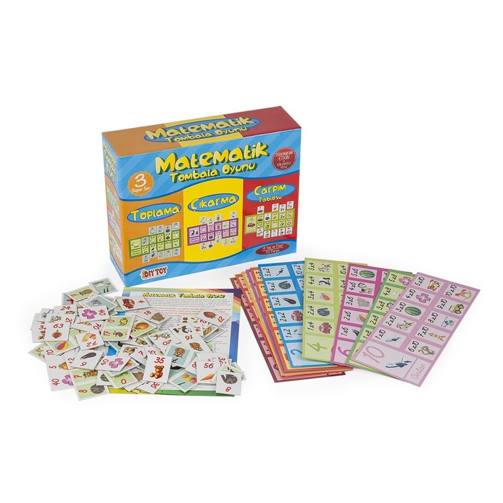 Eğitici Bebek Oyuncakları, Dıytoy, DiyToy Matematik Tombala Etkinlik Oyunu