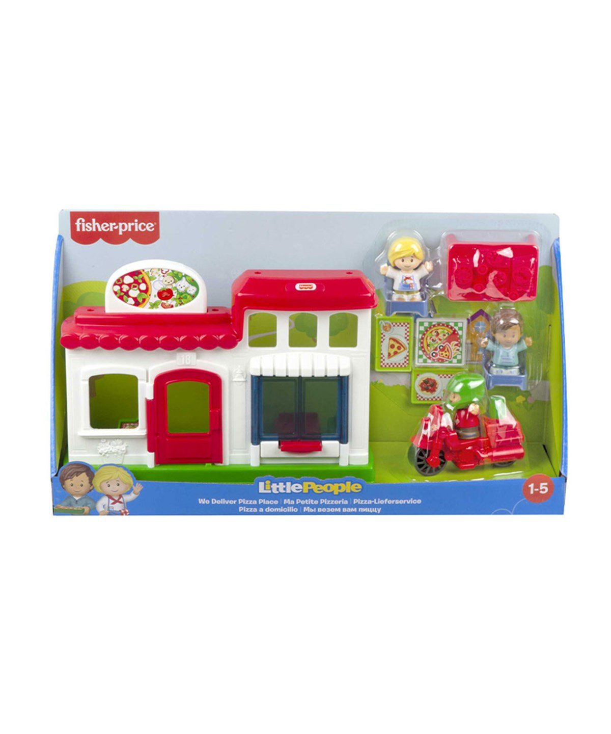 Eğitici Bebek Oyuncakları, Fisher Price, Fisher Price Little People Pizza Restoranı HBR79