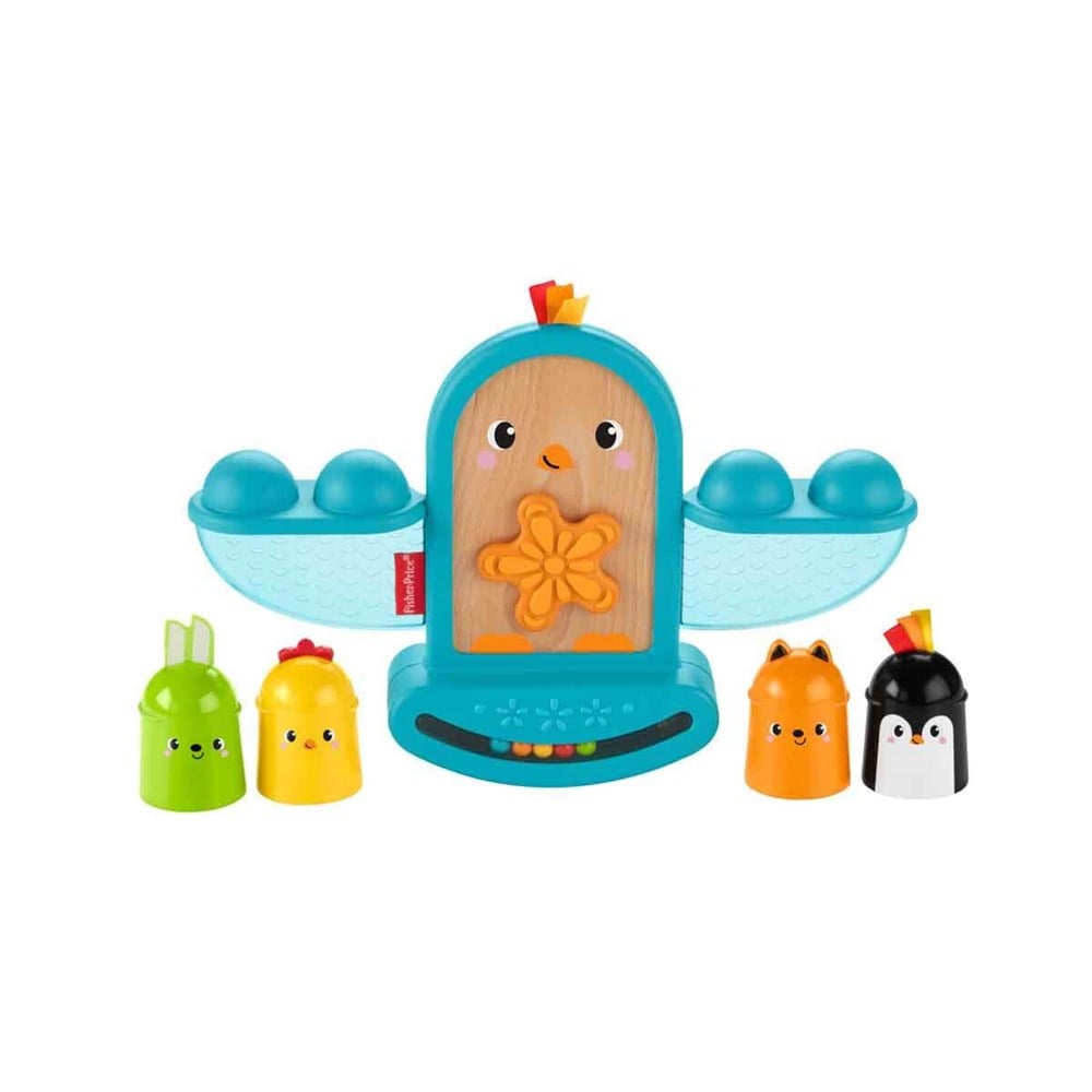 Eğitici Bebek Oyuncakları, Fisher Price, Fisher Price Eğlenceli Kuş - Denge Oyuncağı GJW26