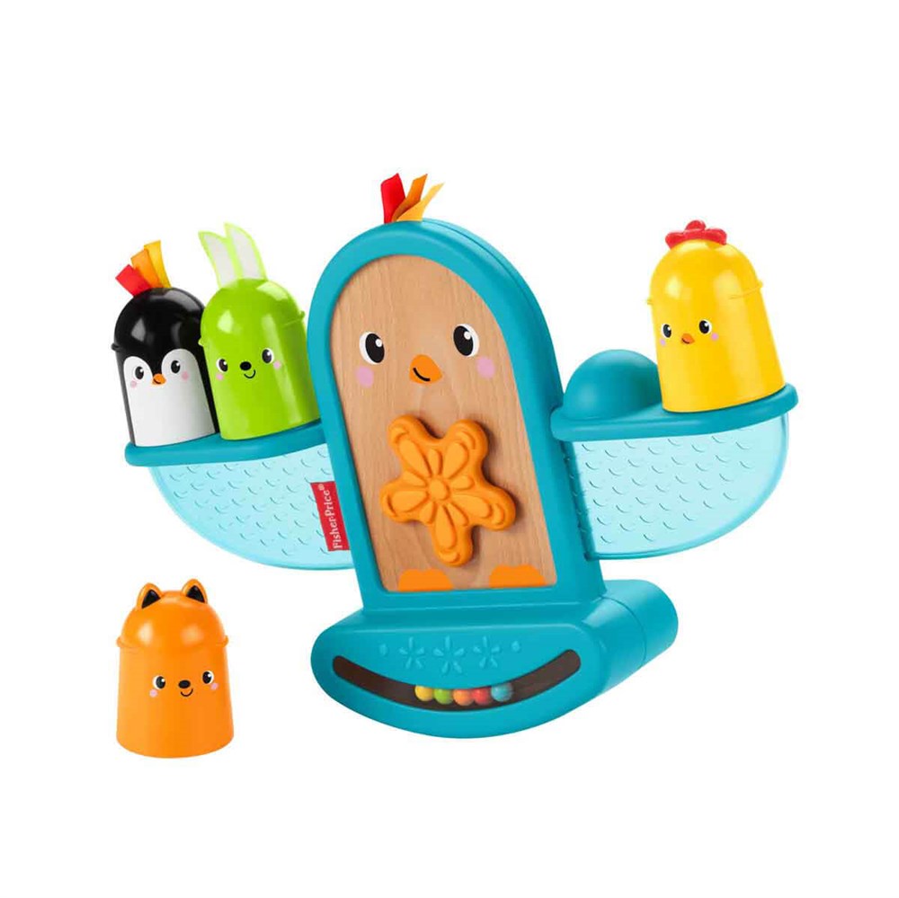 Eğitici Bebek Oyuncakları, Fisher Price, Fisher Price Eğlenceli Kuş - Denge Oyuncağı GJW26