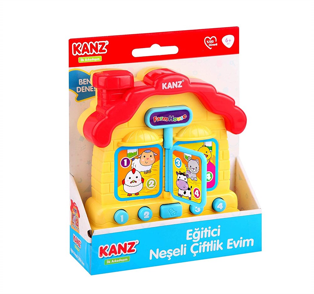 Eğitici Bebek Oyuncakları, Kanz, Kanz Eğitici Neşeli Çiftlik Evim