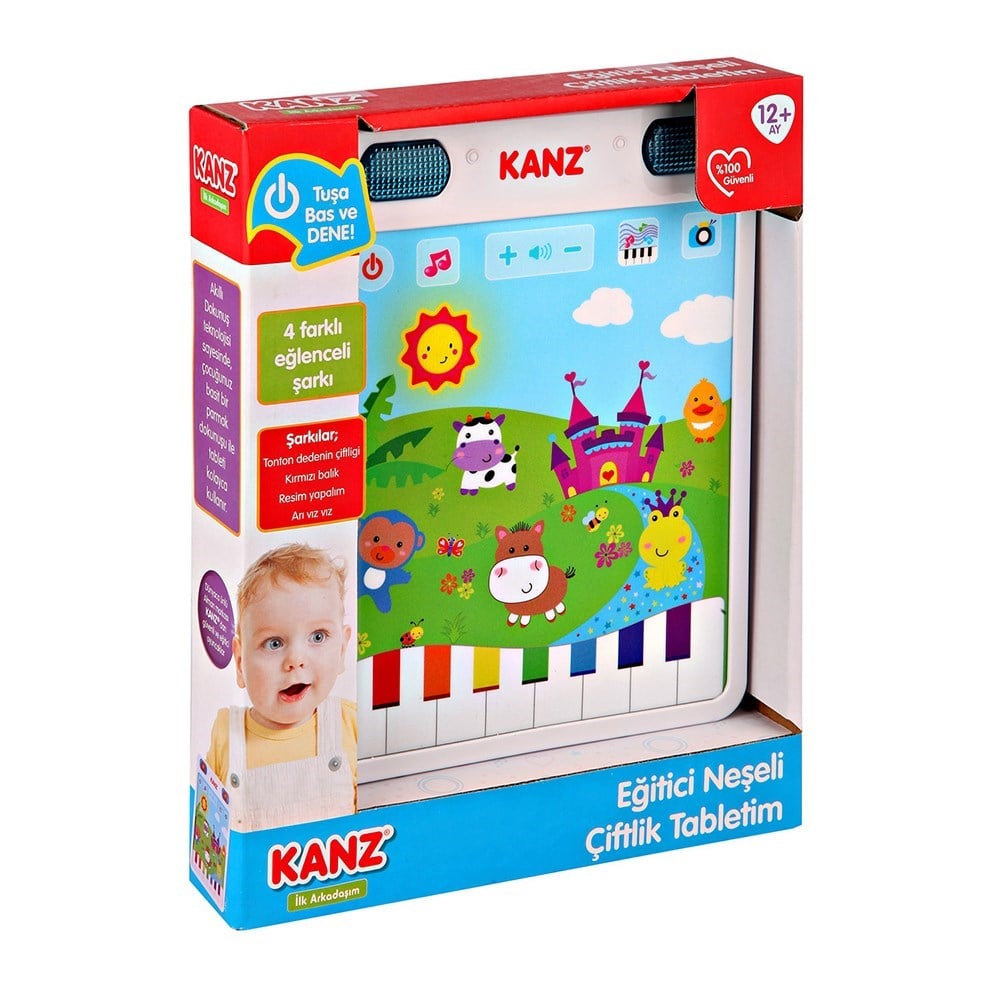 Eğitici Bebek Oyuncakları, Kanz, Kanz Neşeli Çiftlik Tabletim Eğitici Oyuncak
