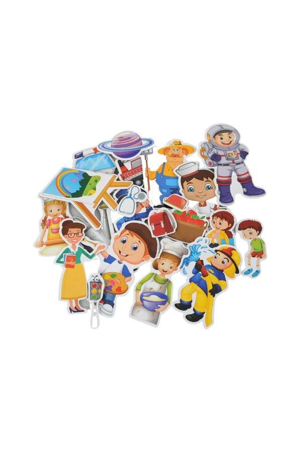 Eğitici Bebek Oyuncakları, Laço Kids, Laço Kids Cırtlı Hikaye Kartları Meslekler LC7206