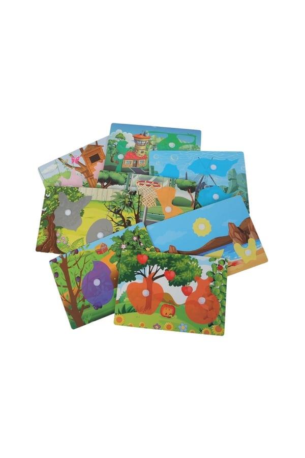 Eğitici Bebek Oyuncakları, Laço Kids, Laço Kids Cırtlı Hikaye Kartları Renkler LC7207