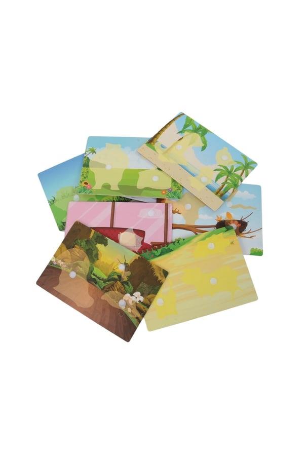 Eğitici Bebek Oyuncakları, Laço Kids, Laço Kids Cırtlı Hikaye Kartları Hayvanlar LC7205