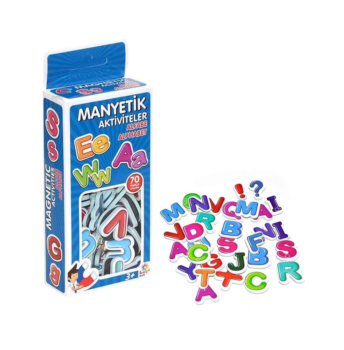 Eğitici Bebek Oyuncakları, Laço Kids, Laço Kids Manyetik Aktiviteler Alfabe 30 Parça