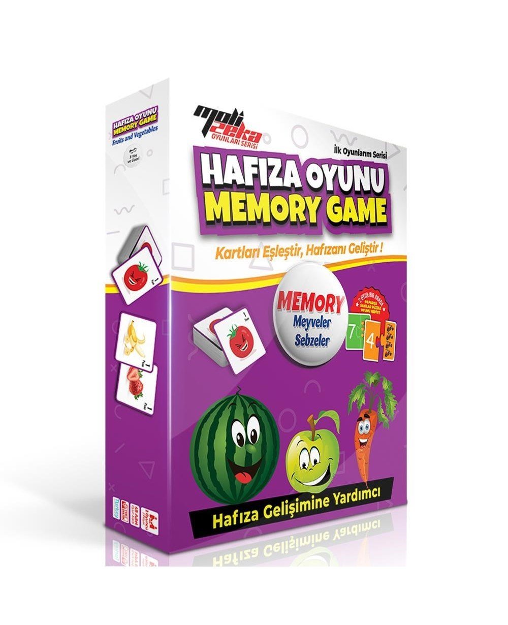 Eğitici Bebek Oyuncakları, Moli Toys, Moli Hafıza Oyunu Meyveler ve Sebzeler Serisi – Memory Game