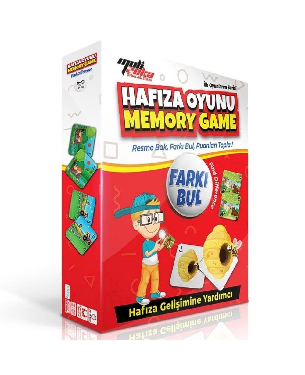 Eğitici Bebek Oyuncakları, Moli Toys, Moli Hafıza Oyunu Farkı Bul – Memory Game