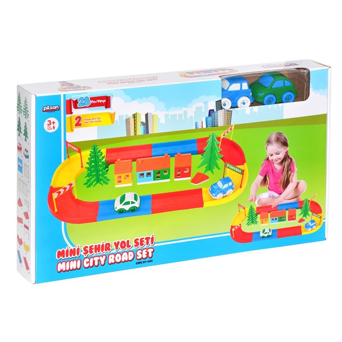 Eğitici Bebek Oyuncakları, Pilsan, Pilsan Mini Şehir Yol Seti