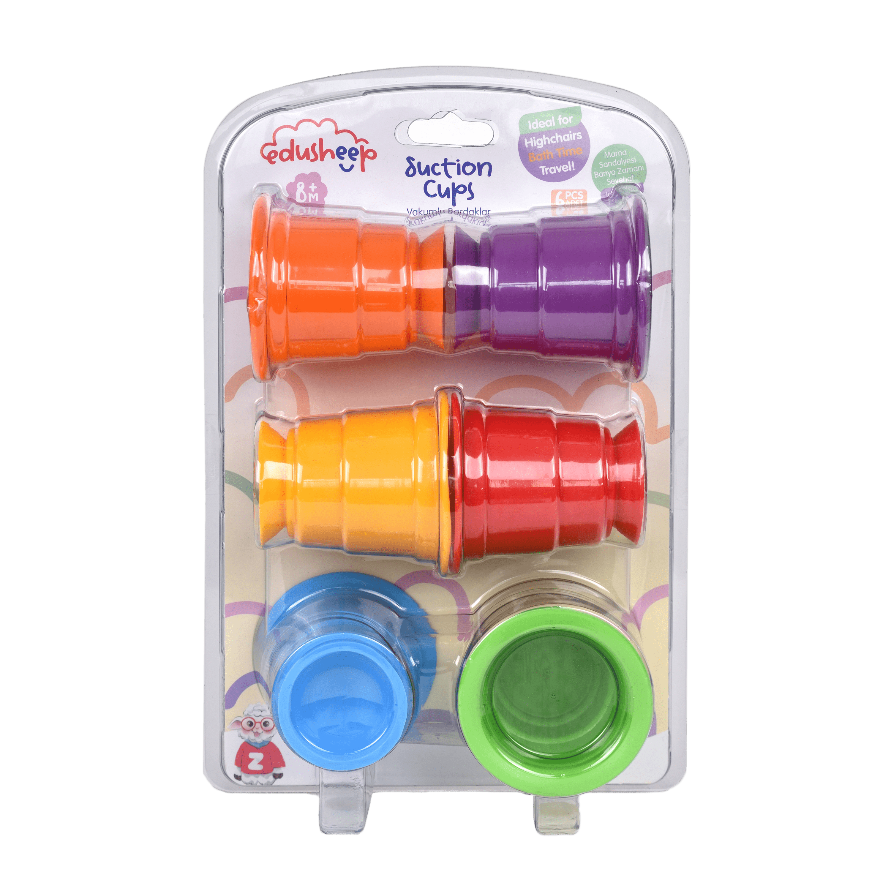 Eğitici Bebek Oyuncakları, ZUZU TOYS, Zuzu Toys Vakumlu Bardaklar