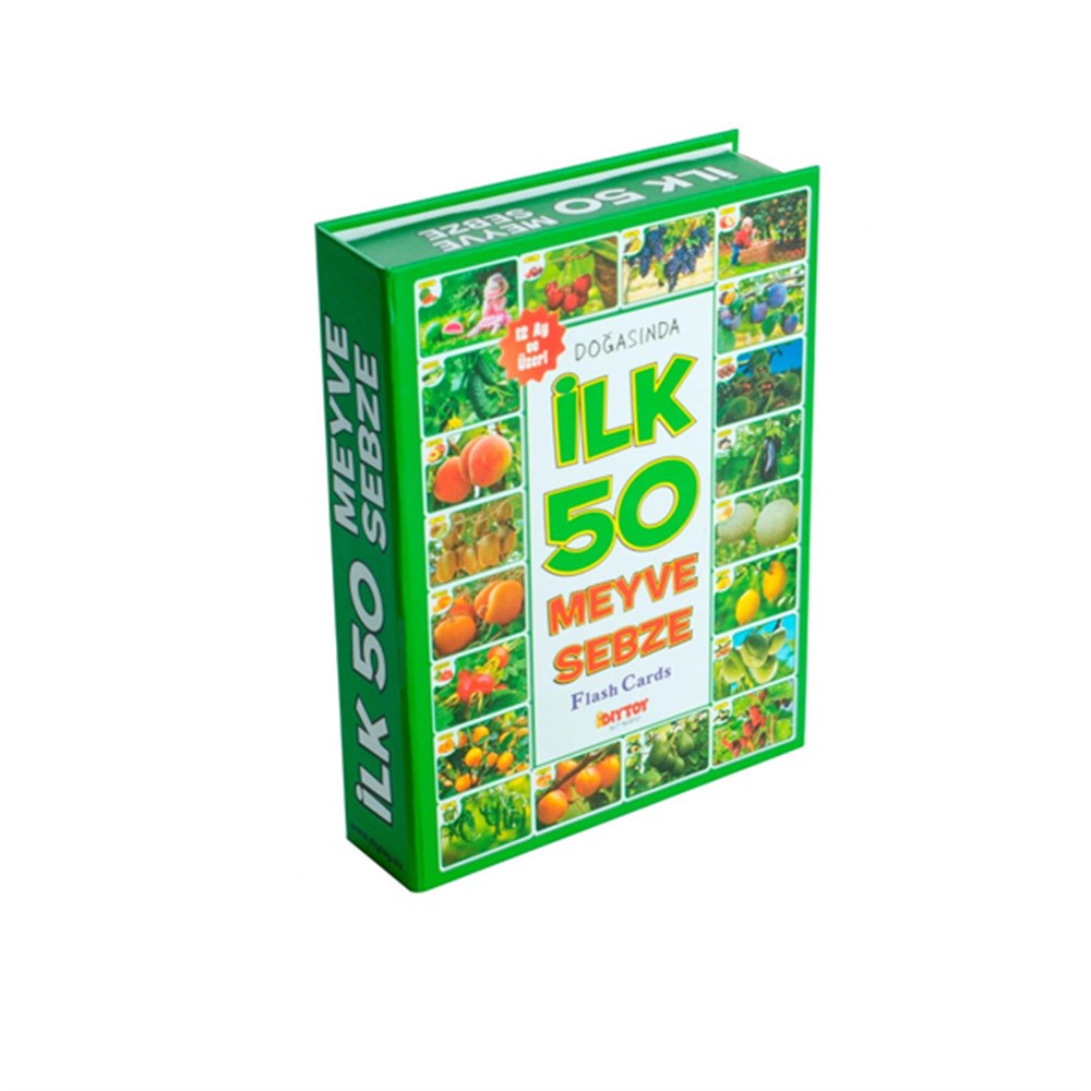 İlk 50 Meyve Sebze Eğitici Hafıza Kartı