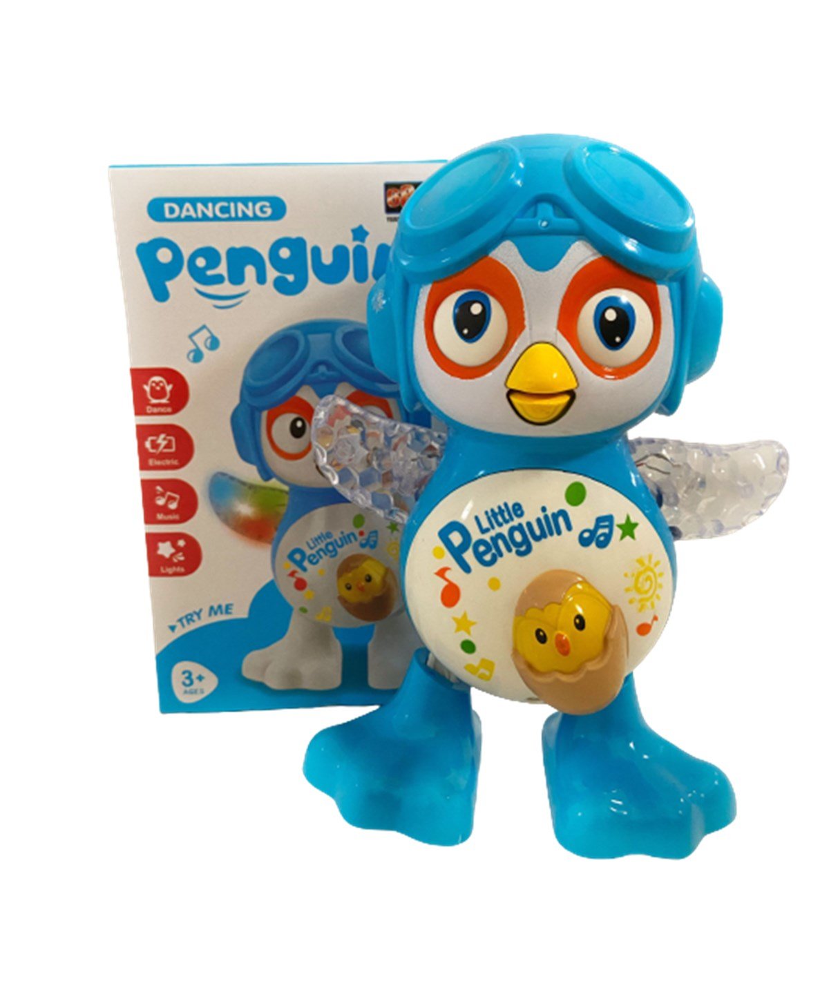 Eğitici Elektronik Oyuncaklar, Merkez Oyuncak, HX3004 Sesli Işıklı Dansçı Penguen 18058
